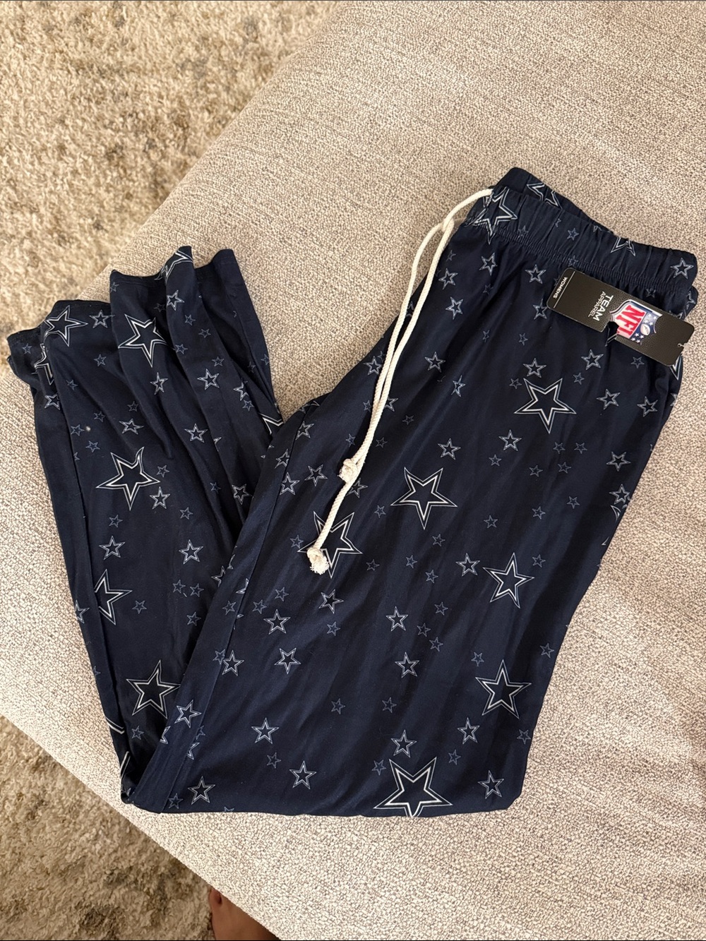 NFL Dallas Cowboys Women’s Pajama Pants with Drawstring